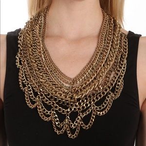 BaubleBar “Courtney” bib chain necklace- sold out!